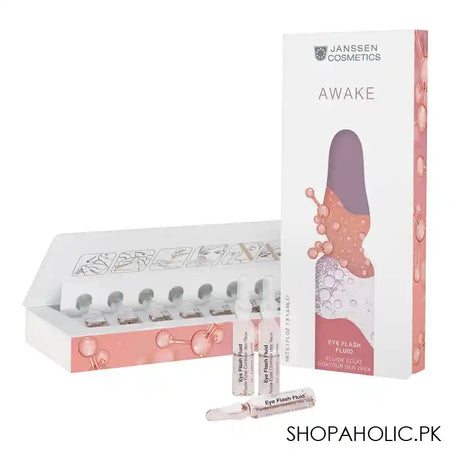 Janssen Cosmetics Awake Eye Flash Fluid, Serum For Sensitive Eye, Hyaluronic acid, 7x1.5ml, 7-Pack - Image 2