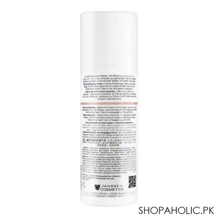janssen cosmetics fair skin brightening night care, 150ml image2