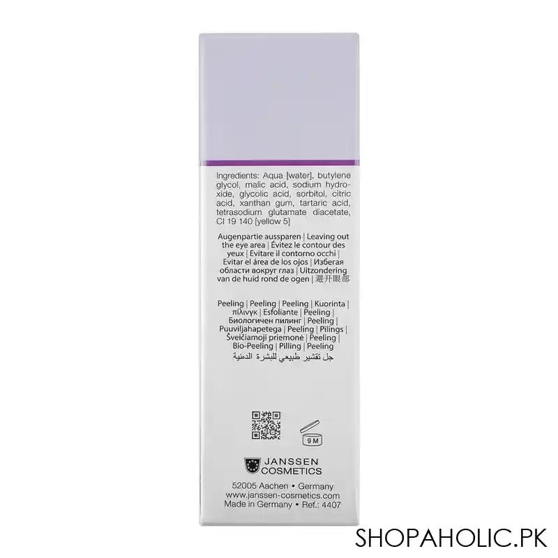 Janssen Cosmetics Oily Skin Bio-Fruit Gel Exfoliator, 30ml - Image 2