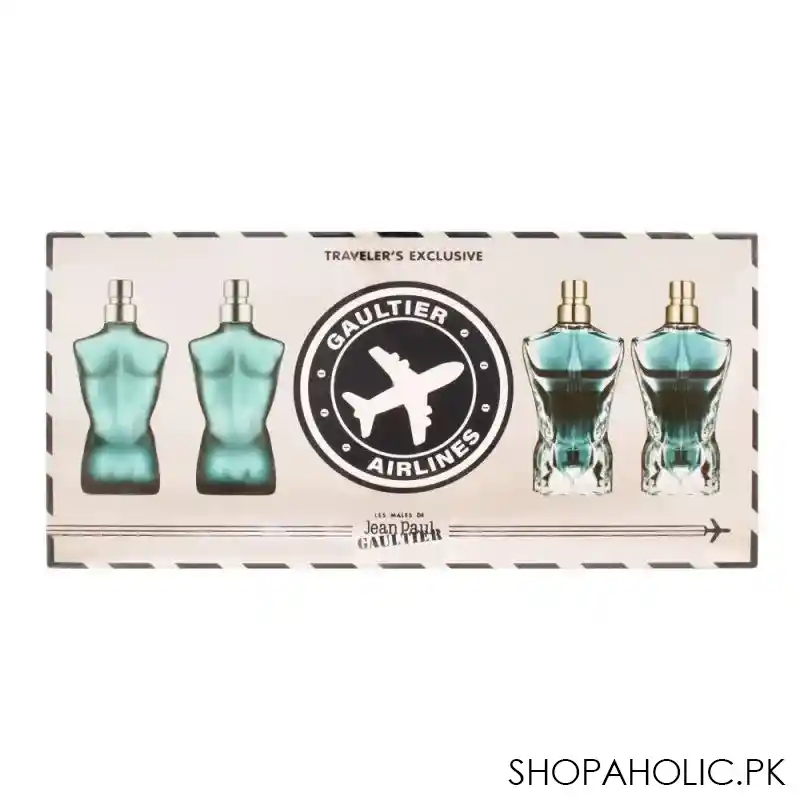 jean paul gaultier mini perfume set for men, le male le male edt 2x7ml + le beau edt 2x7ml image3