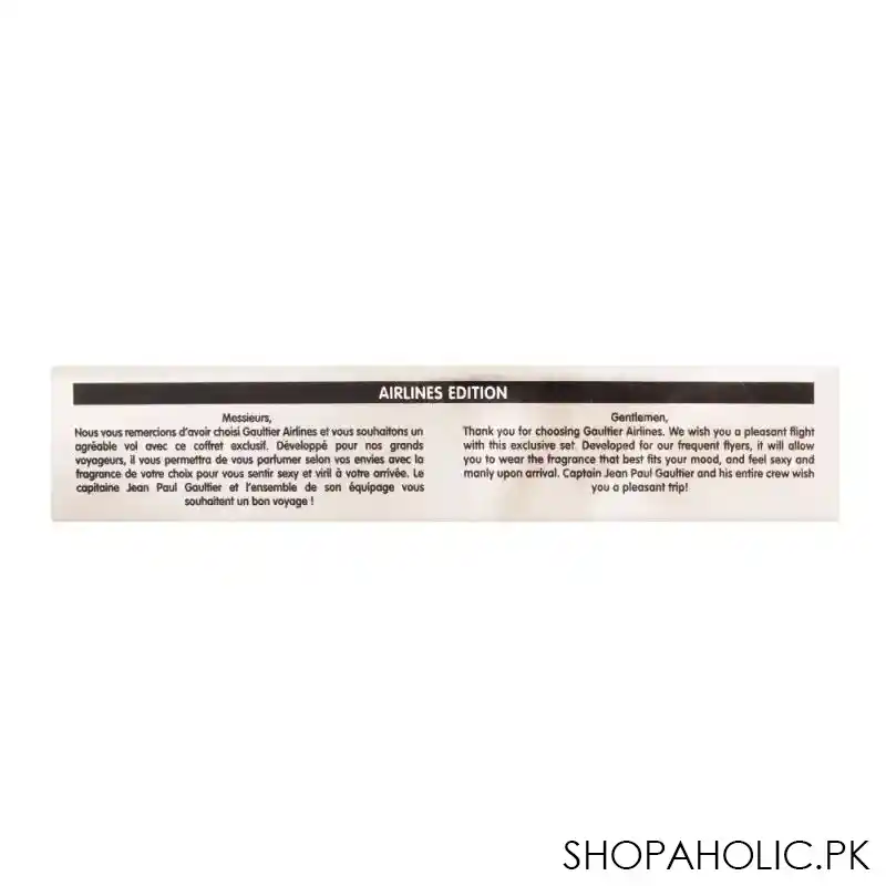 jean paul gaultier mini perfume set for men, le male le male edt 2x7ml + le beau edt 2x7ml image4