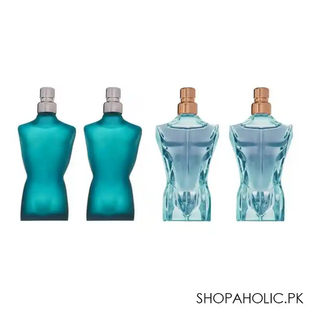 jean paul gaultier mini perfume set for men, le male le male edt 2x7ml + le beau edt 2x7ml main image