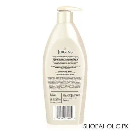 Jergens Original Scent With Cherry Almond Essence Body Lotion, 600ml - Image 3