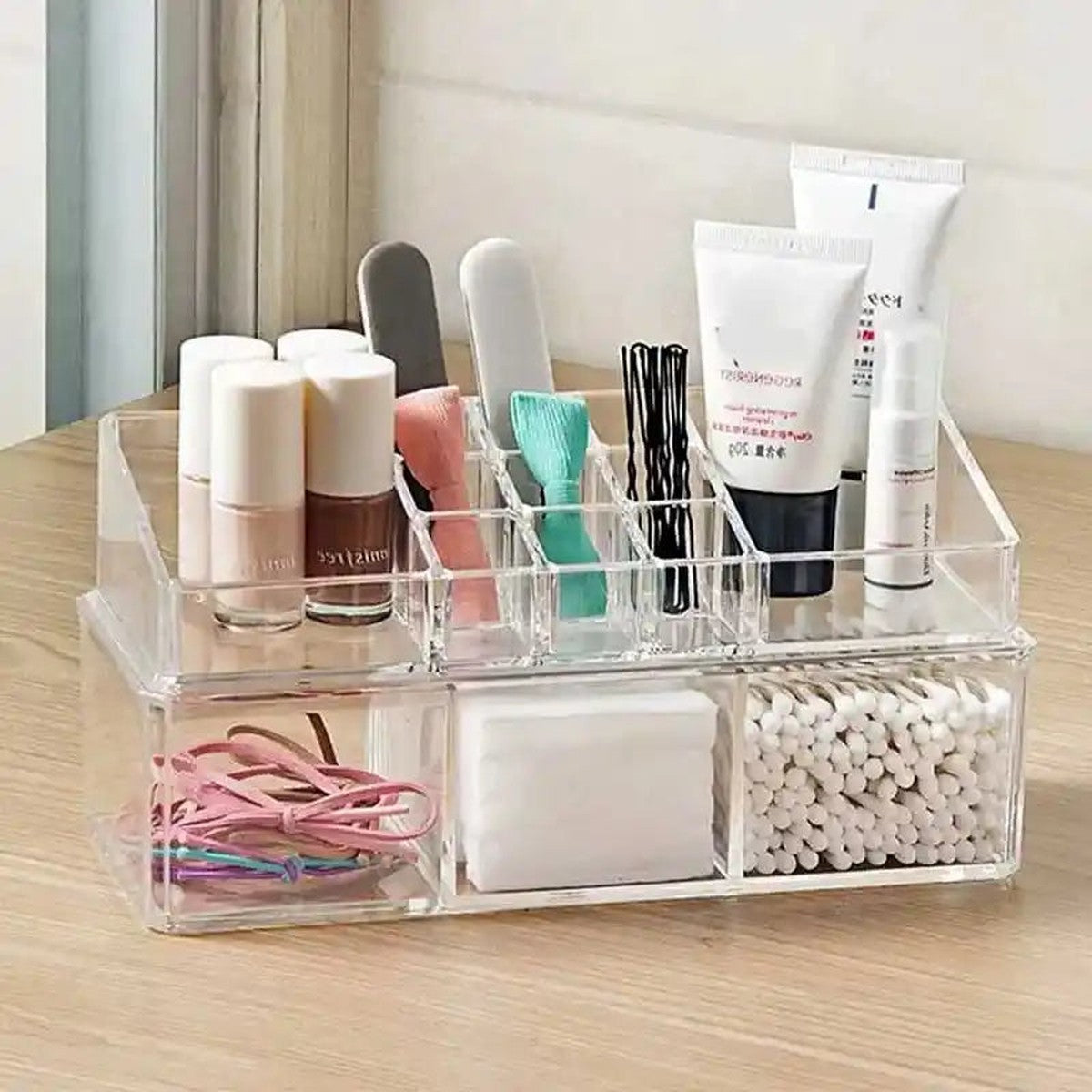 Jewelry and Cosmetic Dual Organizer main image
