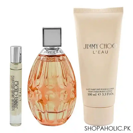 jimmy choo l'eau eau de toilette 90ml + body lotion 100ml + natural spray 25 set main image