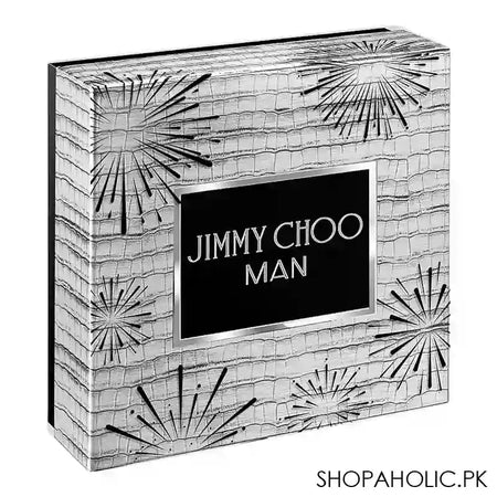 Jimmy Choo Man Perfume Set, Eau de Toilette Spray 100ml and 7.5ml+Shower Gel 100ml - Image 4