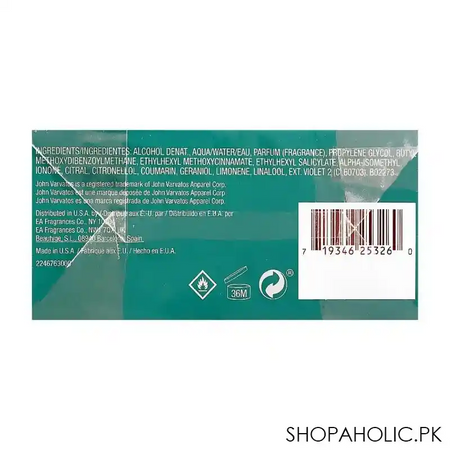 john varvatos xx artisan teal eau de toilette, for men, 125ml image2