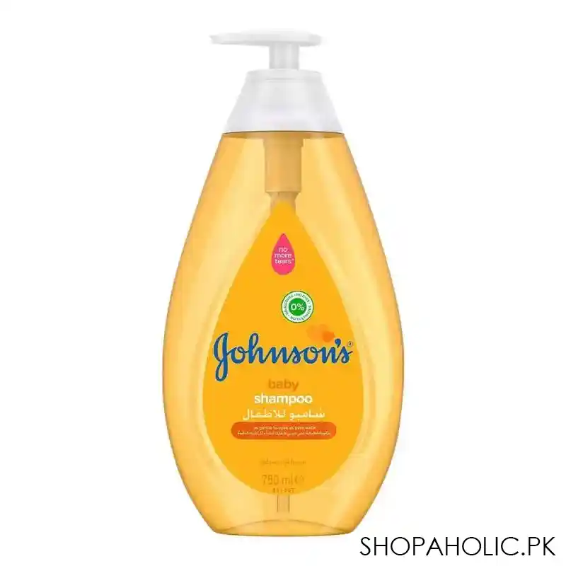 johnson's as gentle to eye as pure water 0% alcohol baby shampoo, uae, 750ml main image