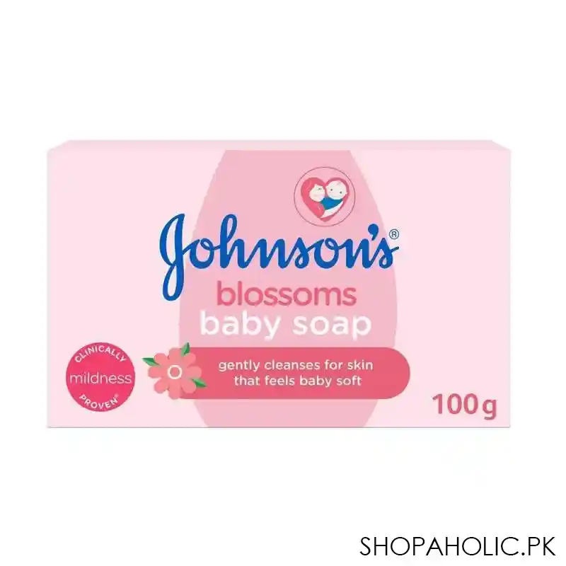 johnson's baby blossoms soap, 100g main image