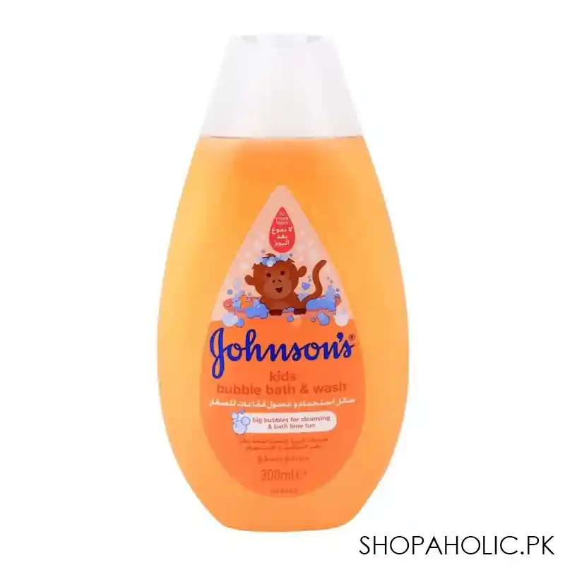 johnson's kids bubble bath & wash, 300ml image2
