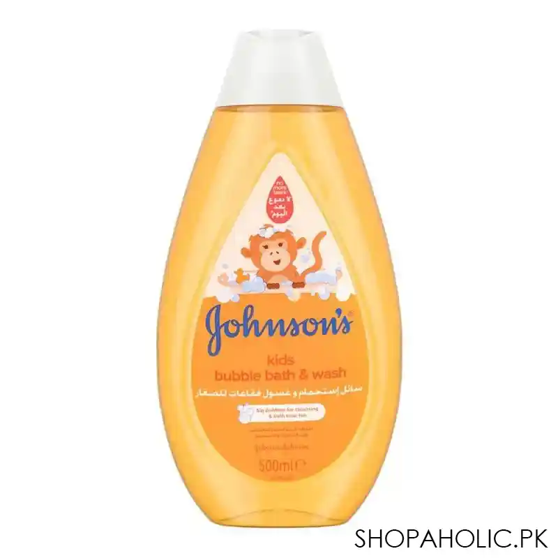 johnson's kids bubble bath & wash, 500ml image2