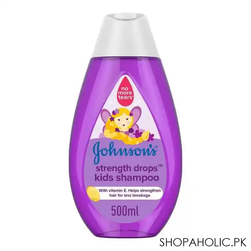 johnson's strength drops kids shampoo, 500ml main image