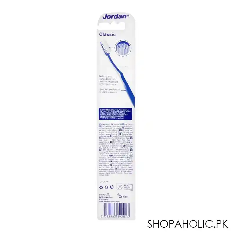 jordan classic value pack toothbrush soft, 2 pack, 10204 image2