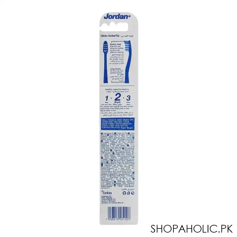 jordan clinic active tip toothbrush, medium image2