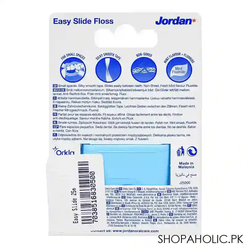 Jordan Easy Slide Mint Flavor Dental Floss, 30m - Image 3