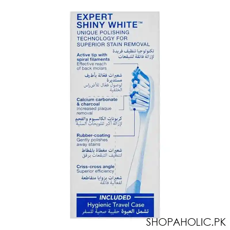 jordan expert shiny white soft toothbrush, with case image3