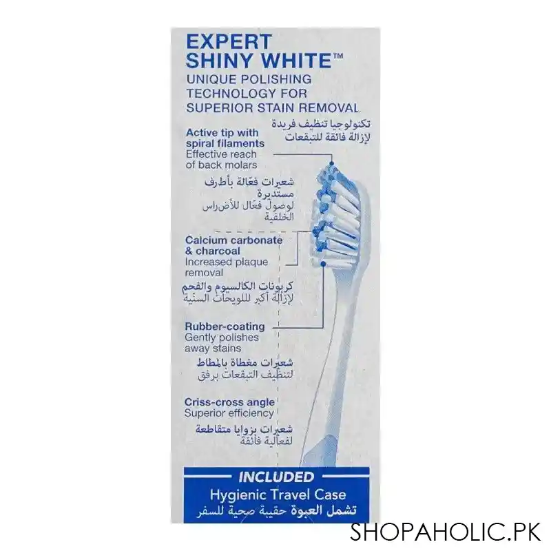 jordan expert shiny white toothbrush with case, medium image3