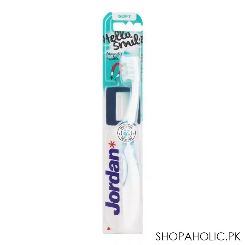 jordan hello smile magnetic handle toothbrush soft, 10246 main image