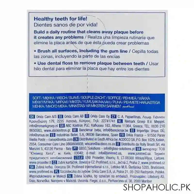 jordan target teeth & gums tooth brush, soft, 2 pack image3