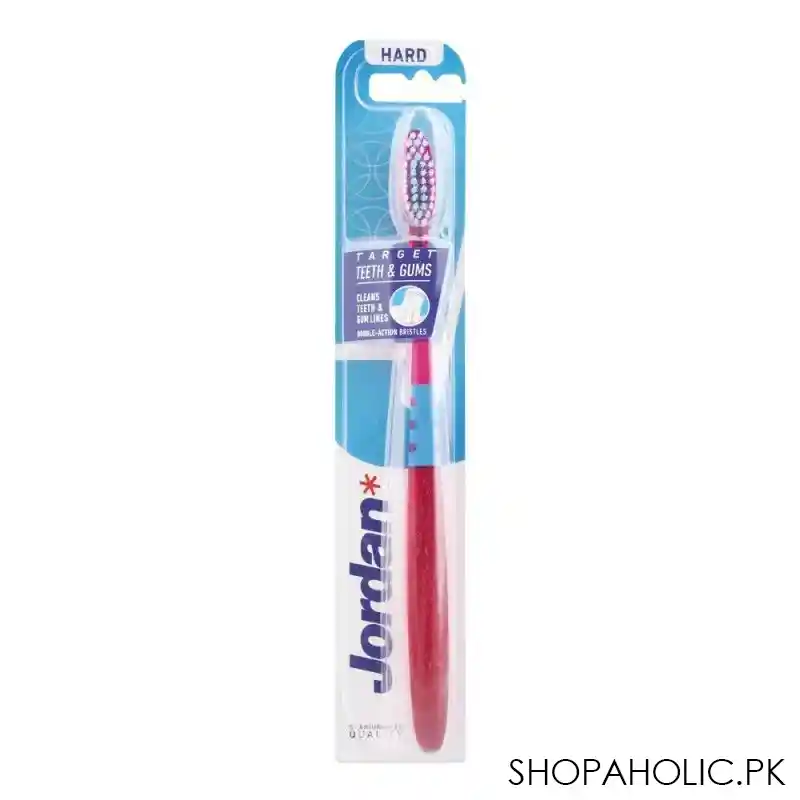 jordan target teeth & gums toothbrush hard, 10241 main image