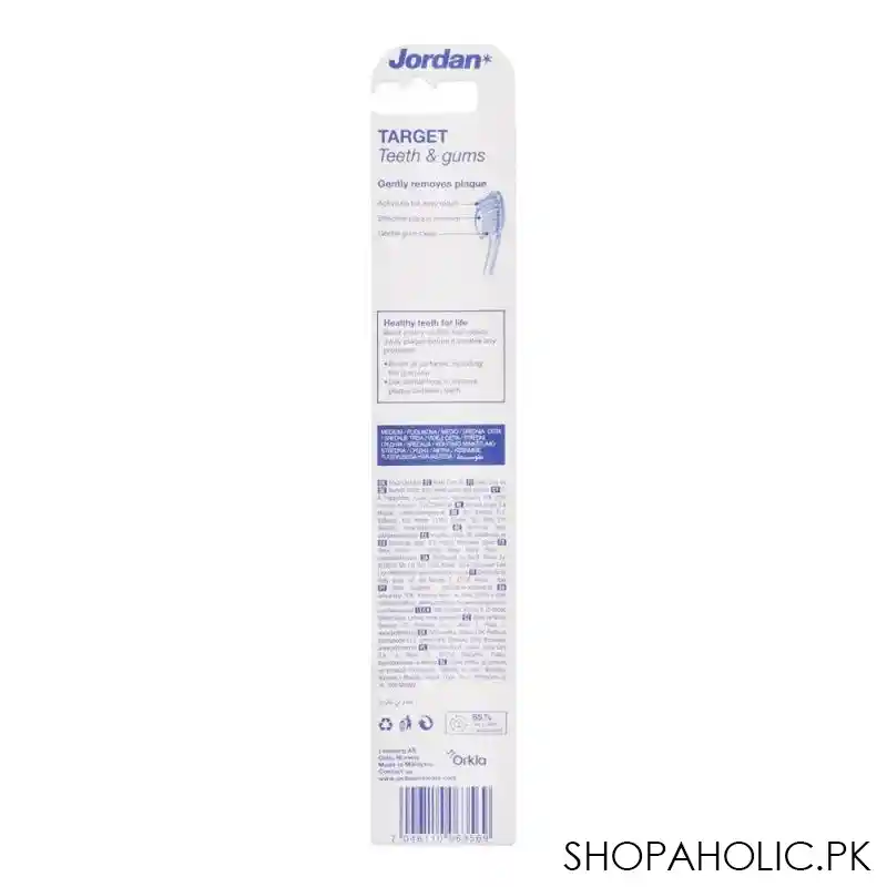 jordan target teeth & gums toothbrush medium, 10242 image2