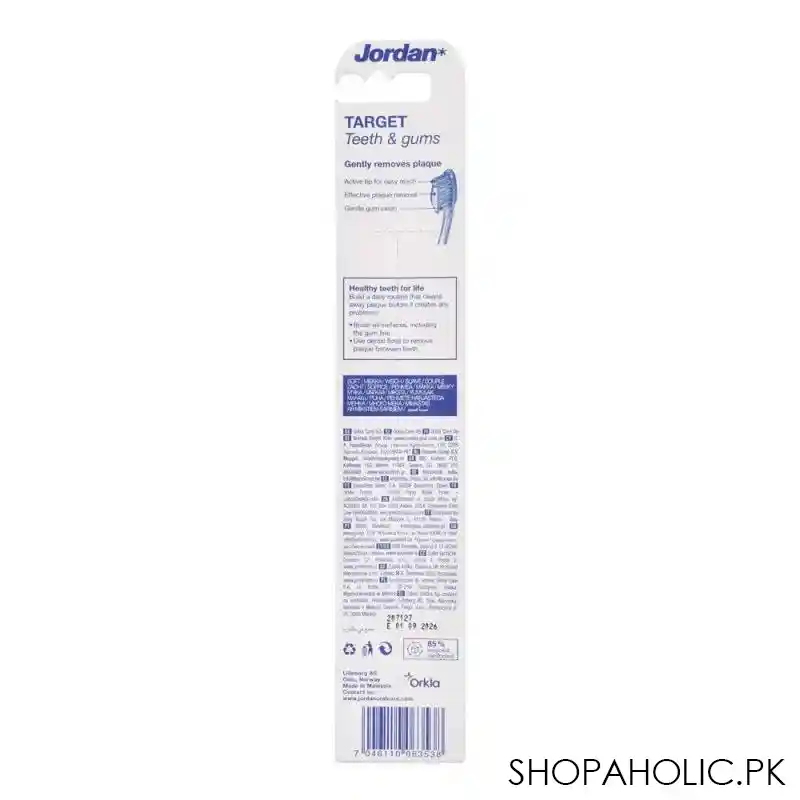 jordan target teeth & gums toothbrush soft, 10243 image2