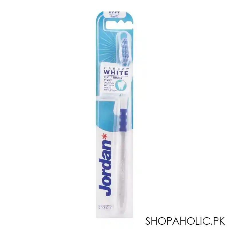 jordan target white toothbrush soft, 10245 main image