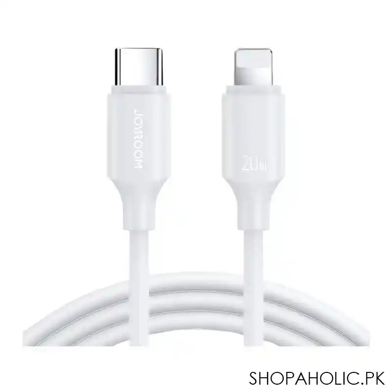 joyroom 20w type c to lightening fast charging 1m data cable, white, s cl020a9 main image