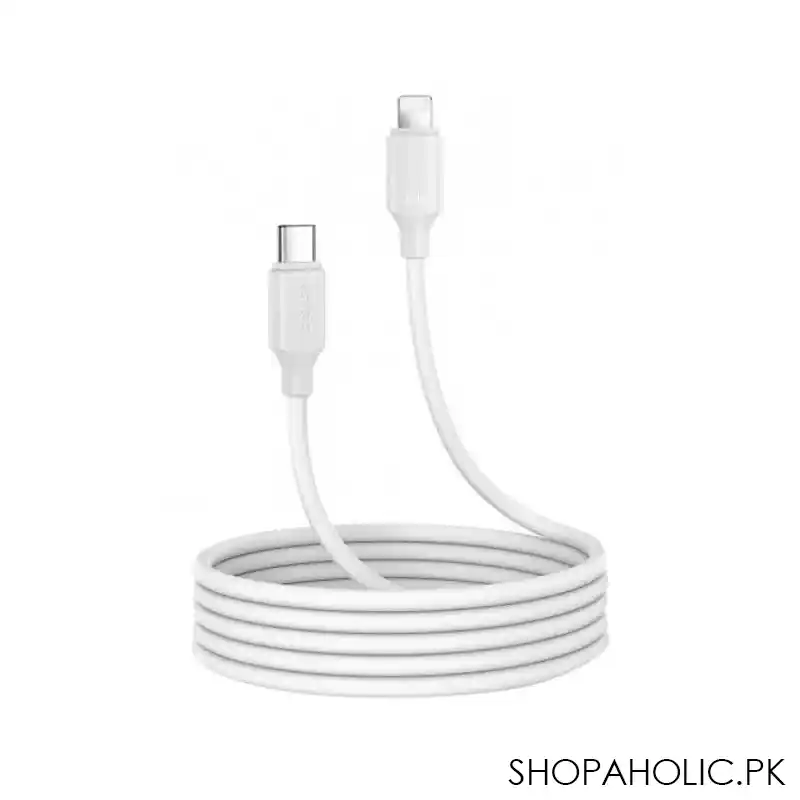 joyroom 60w type c to type c fast charging data cable, 1m, white, s cc060a9 main image