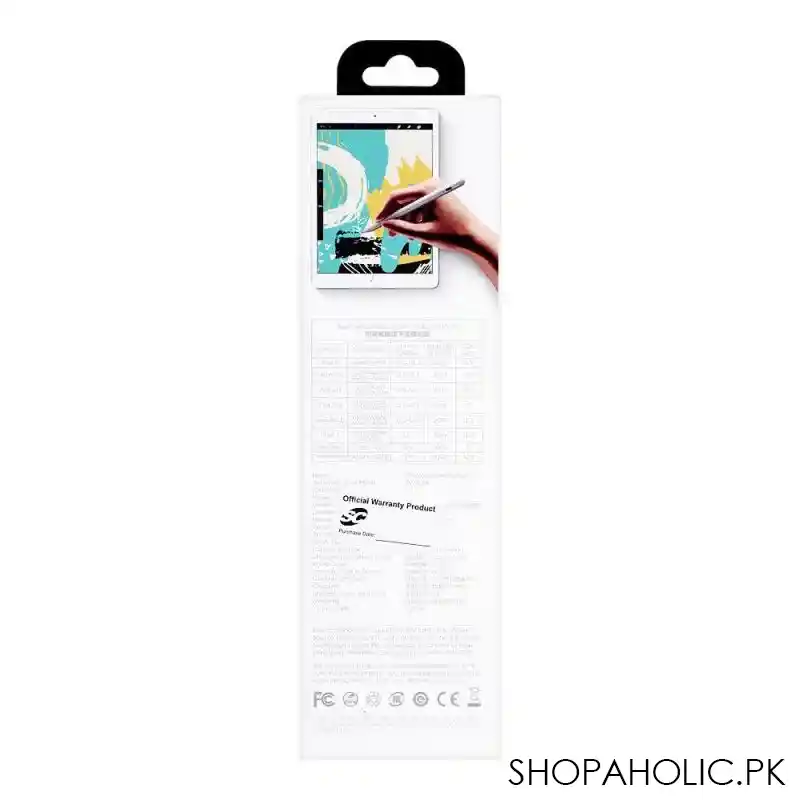 joyroom active capacitive stylus pen, white, jr k12 image2