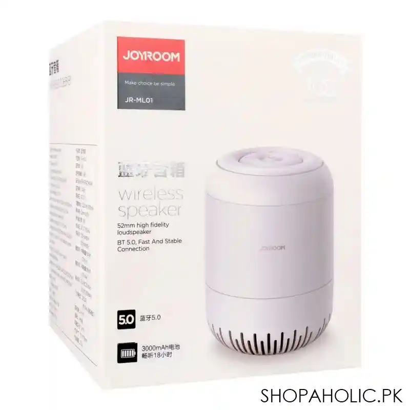 joyroom bluetooth wireless speaker, jr ml01 image2
