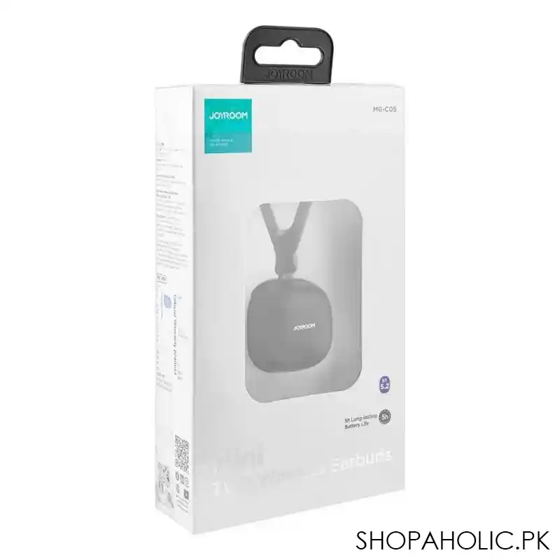 joyroom mini tws wireless earbuds, black, mg c05 image2