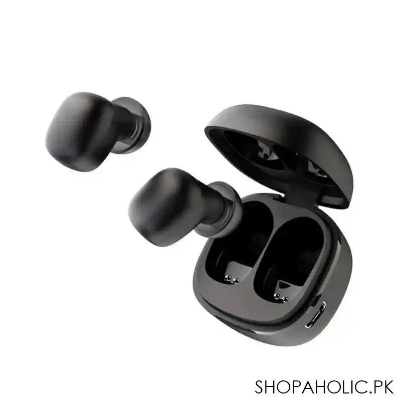 joyroom mini tws wireless earbuds, black, mg c05 main image