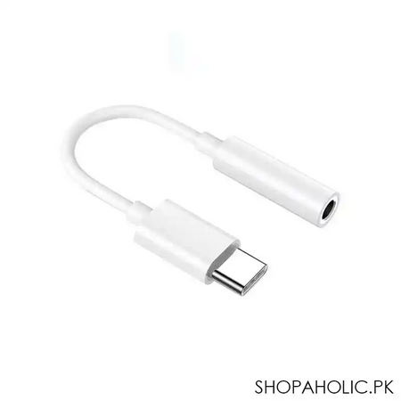 joyroom type c to 3.5mm audio converter, white, sh c1 main image
