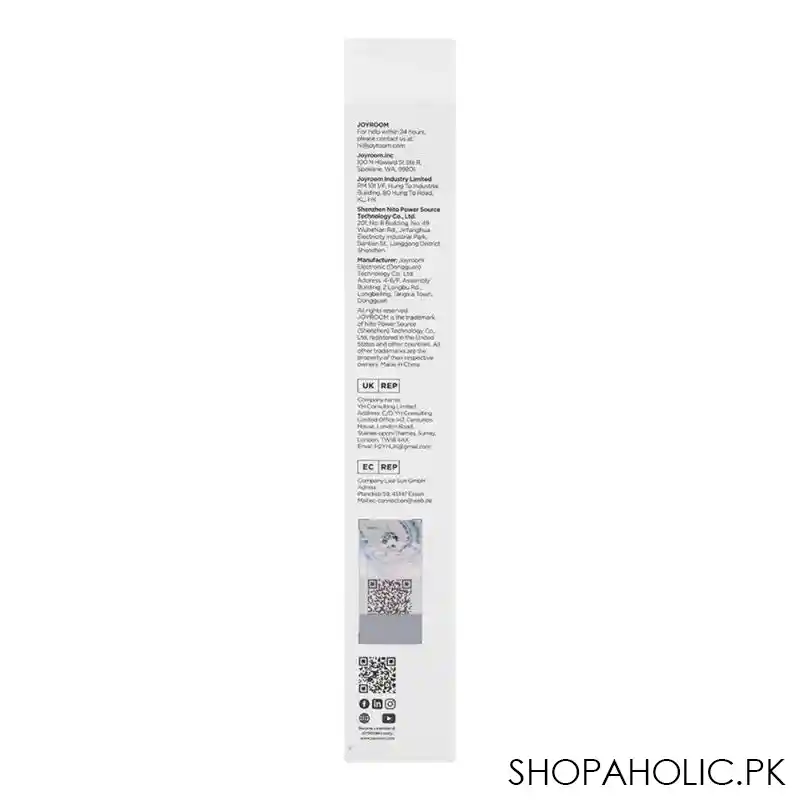 joyroom wired series in ear wired earbuds, black, jr ew02 image5