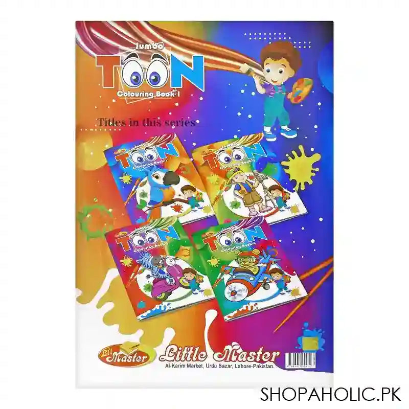 Jumbo Toon Coloring, Book-1 - Image 2