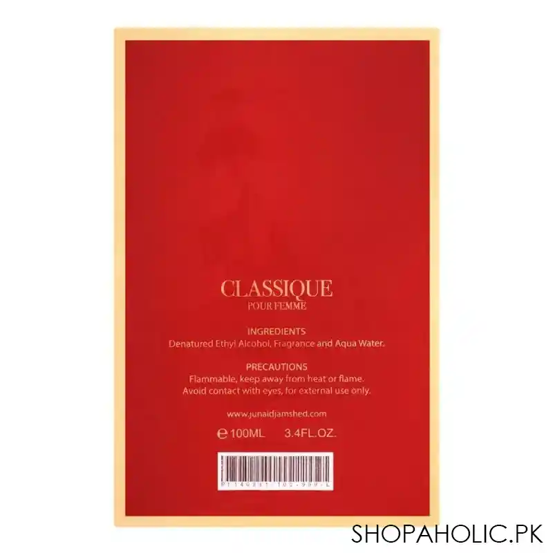 junaid jamshed classique pour femme, 100ml image3