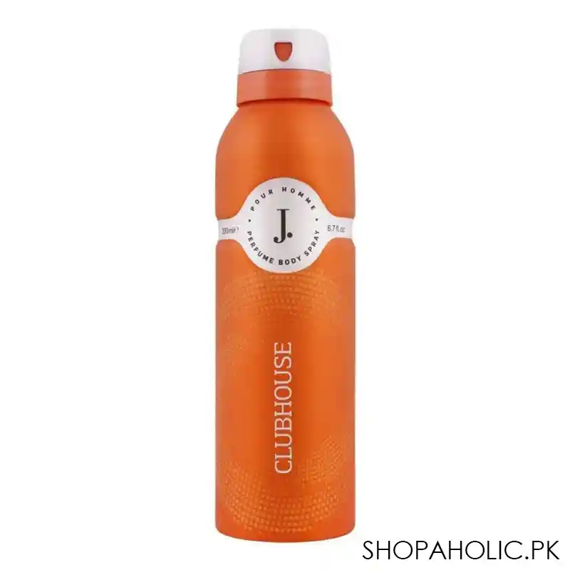 junaid jamshed club house perfume body spray, 200ml main image