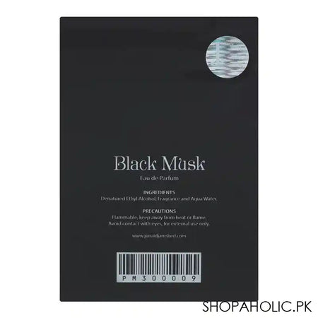 Junaid Jamshed J. Black Musk, Eau de Parfum, For Men, 100ml - Image 4