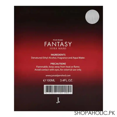 junaid jamshed j. fantasy hira mani pour femme, for women, 100ml image4