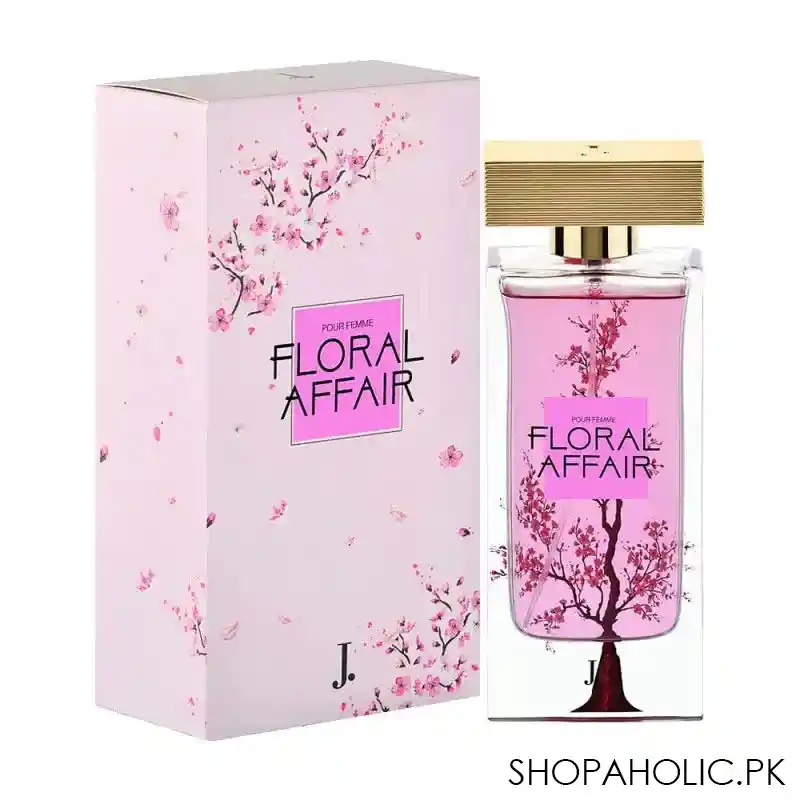 junaid jamshed j. floral affair pour femme eau de parfum, for women, 100ml image2