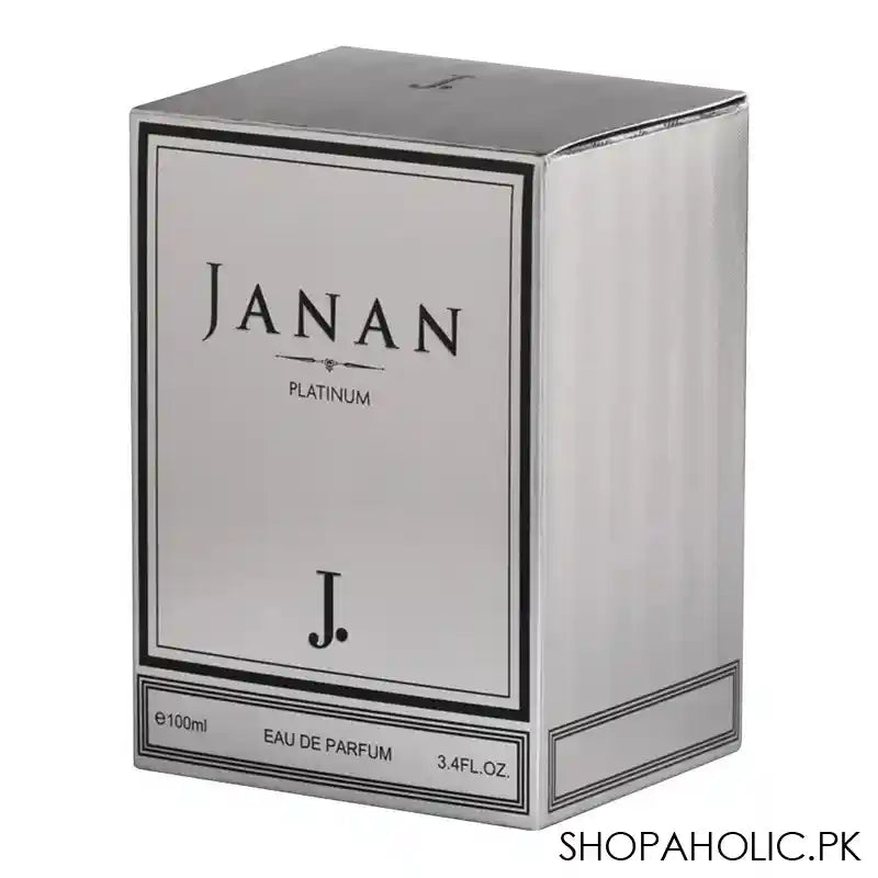 Junaid Jamshed J. Janan Platinum, Eau de Parfum, For Men, 200ml - Image 4