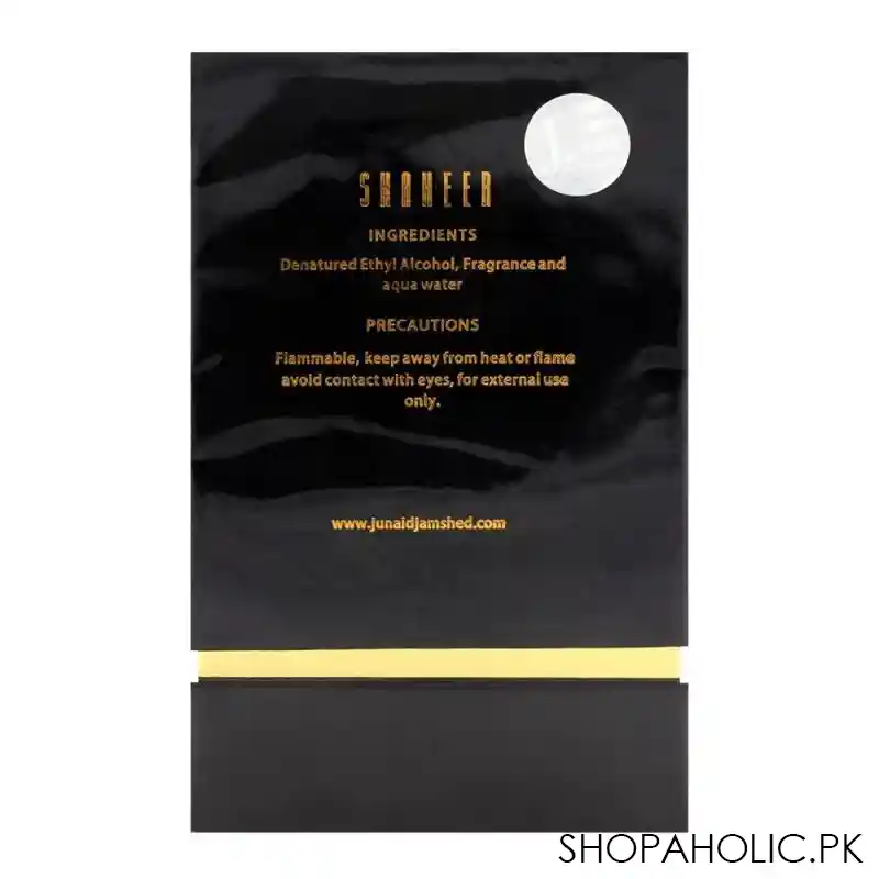 junaid jamshed j. shaheer for men eau de parfum, 100ml image4