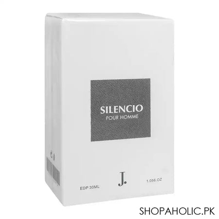 Junaid Jamshed J. Silencio Pour Homme Eau De Parfum, For Men, 30ml - Image 4