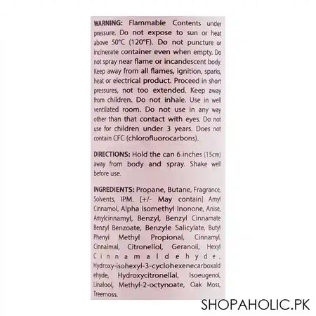 Junaid Jamshed J. Starry Midnight Femme Perfume Body Spray, For Women, 200ml - Image 3