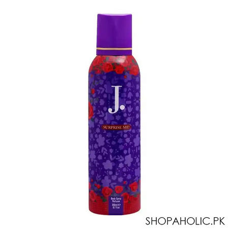 junaid jamshed j. surprise me perfume body spray, for women, 200ml main image