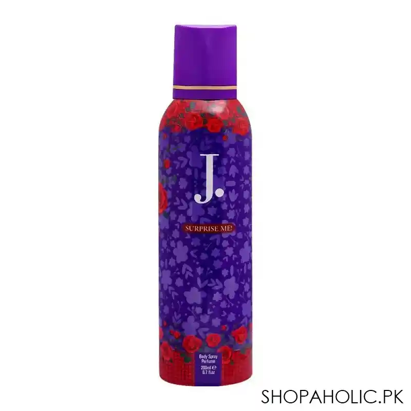 junaid jamshed j. surprise me perfume body spray, for women, 200ml main image