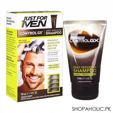 Just For Men Control GX Grey Reducing Shampoo, 118ml - Main Image
