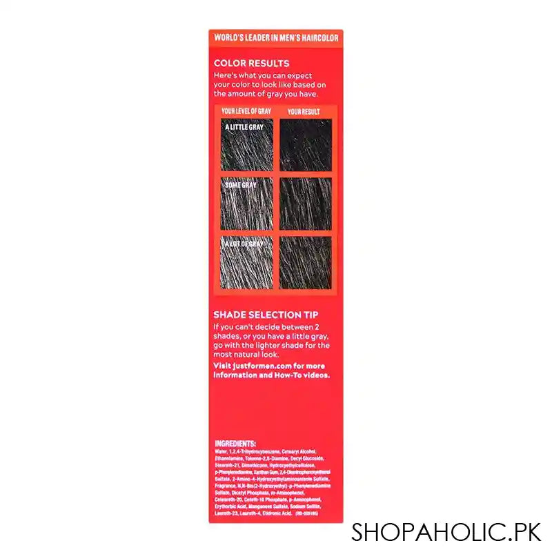 Just For Men Easy Comb-In Color, A-55 Real Black - Image 4
