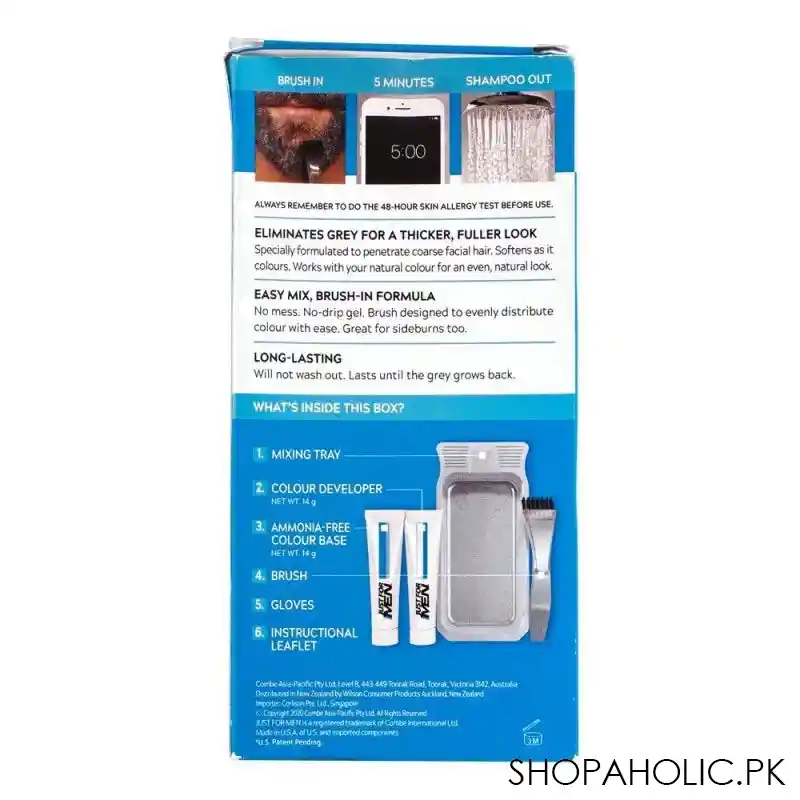 just for men moustache & beard colour, m 25 light brown image2